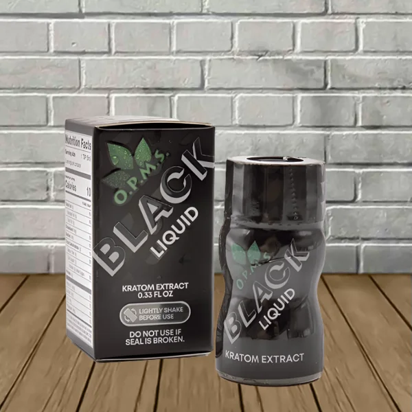 OPMS Black Liquid Kratom Extract Shot 8.8ml