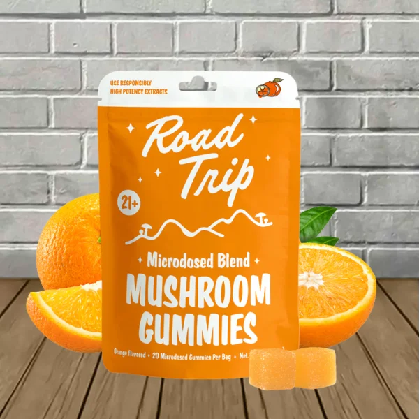 Day Trip Carpe Diem Blend Microdose Gummies + Functional Mushrooms Orange