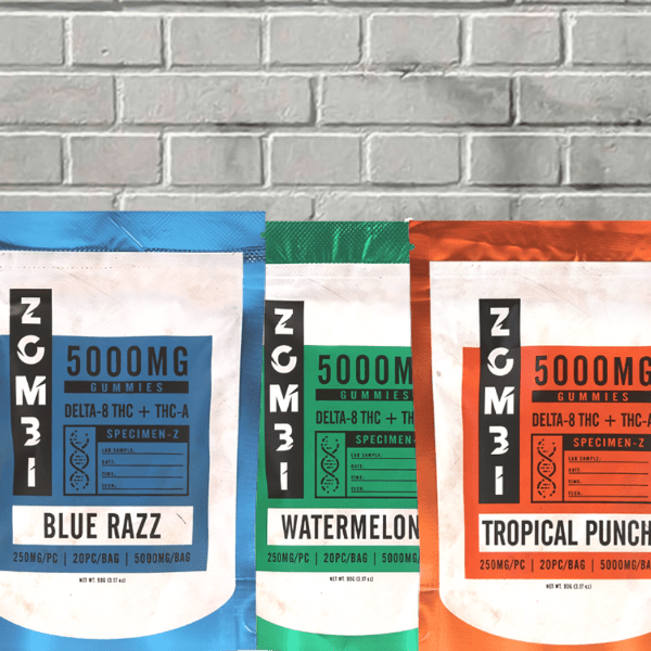 Zombi Specimen-Z Delta 8 + THCa Gummies 5000mg
