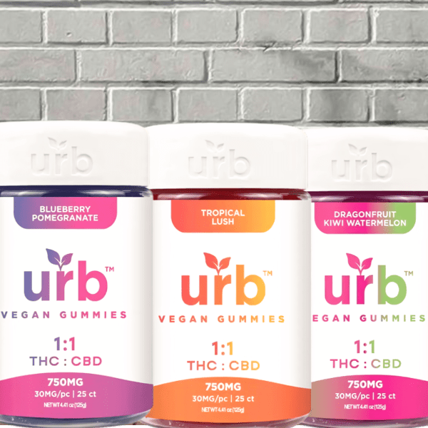 Urb 11 Delta 9 THC + CBD Gummies 750mg