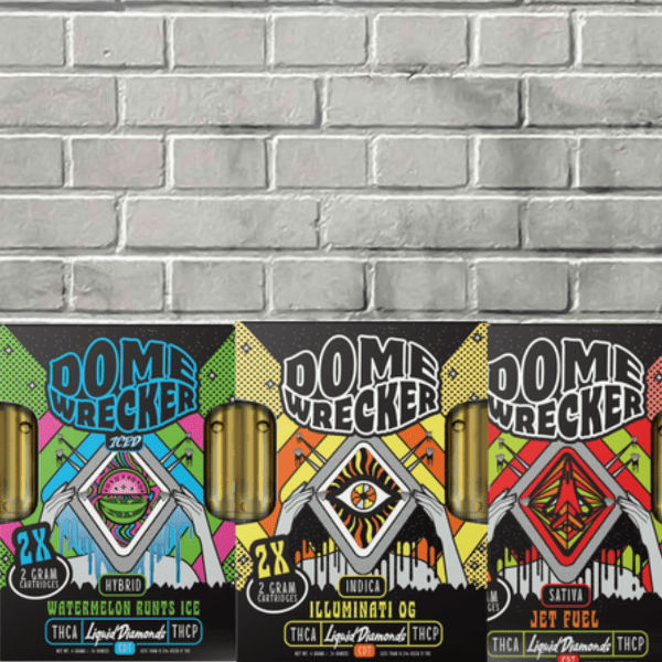 Domewrecker 2x2 THCa Liquid Diamonds Cartridge 4g