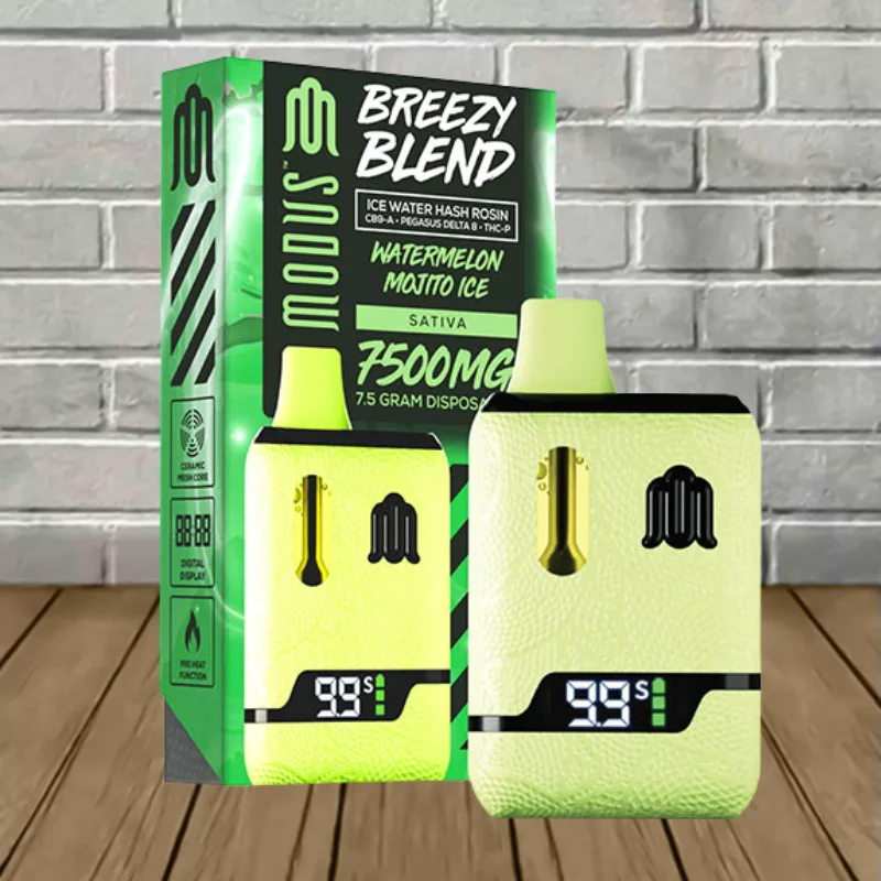 Modus Breezy Blend Disposable Vape 7.5g Mojito Ice (Sativa)
