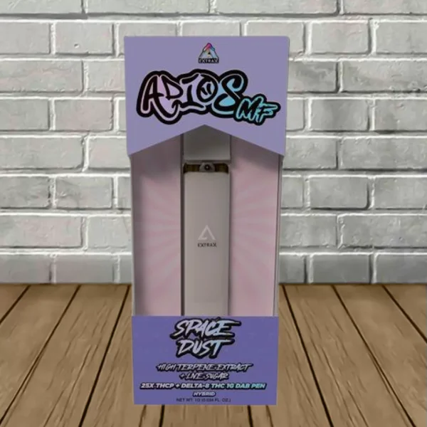 Delta Extrax Live Sugar Adios MF Blend THCP Dab Pen 1g Space Dust (Hybrid)