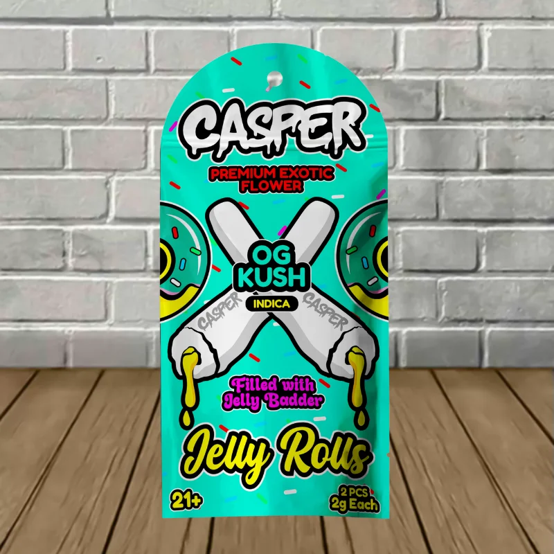 Casper THCa Jelly Badder 2g Preroll 2ct - OG Kush -- Indica