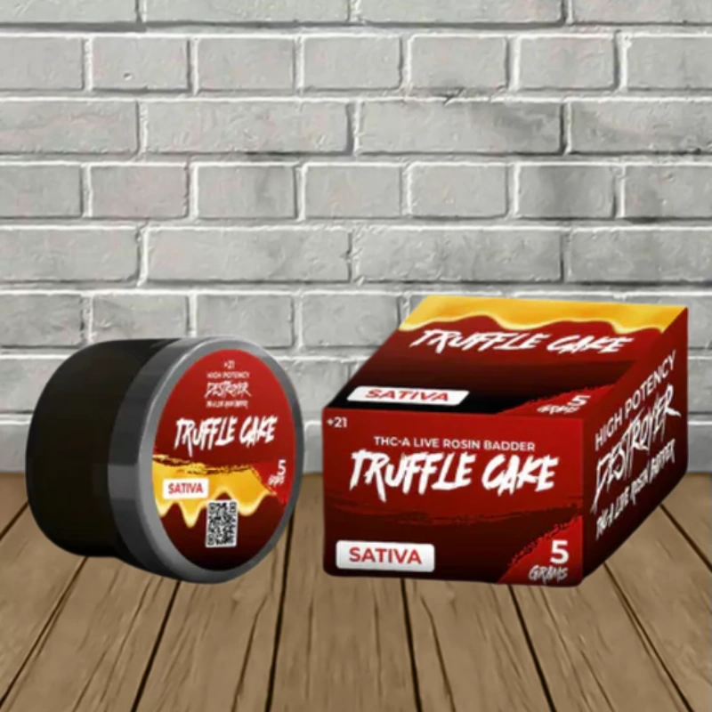Destroyer THCa Live Rosin Badder Dabs 5g-Truffle Cake -- Sativa
