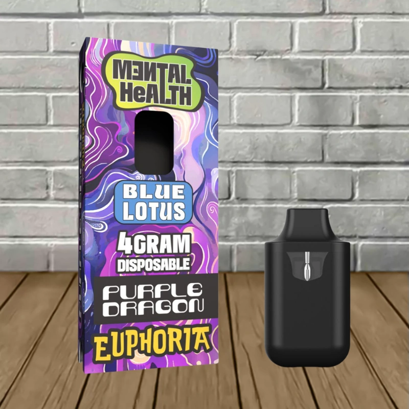 Mental Health Blue Lotus Disposable 4g-Purple Dragon -- Euphoria -- DISPOSABLE