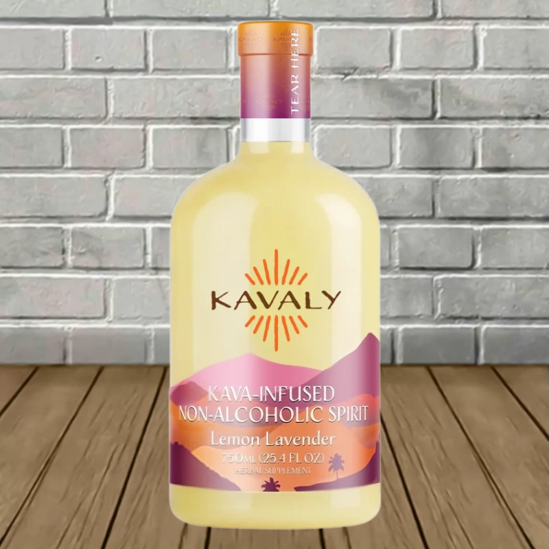 Kavaly Kava-Infused Non-Alcoholic Spirit Lemon Lavender 25oz