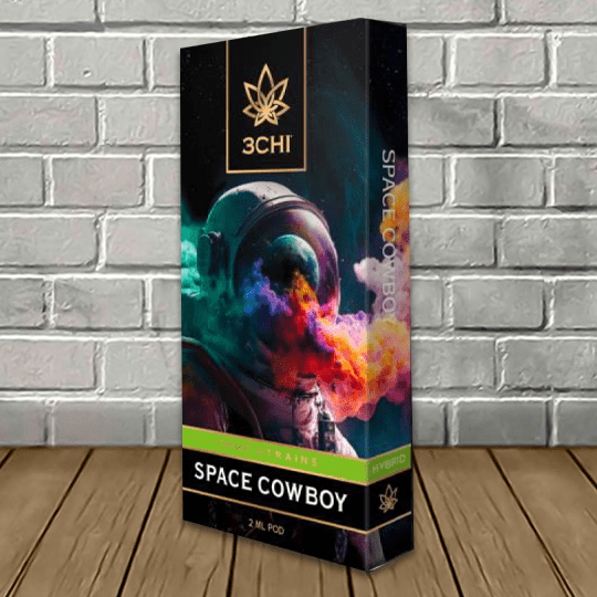 3Chi True Strains Cannabis 2ml Pod–Space Cowboy (Hybrid)