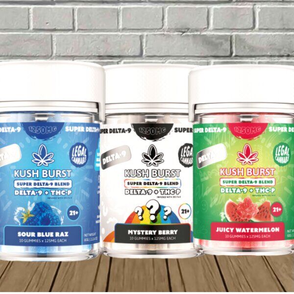 Kush Burst Super Delta 9 THC Blend Gummy 1250mg - Image 1