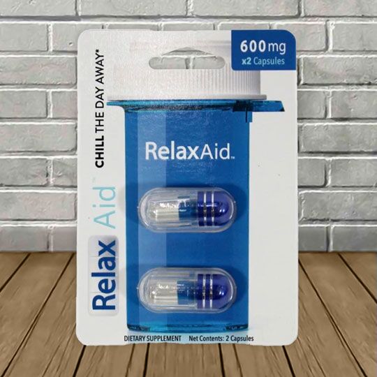 RelaxAid 600mg Calming Capsules - Image 1