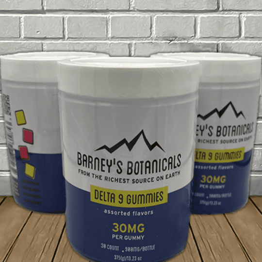 Barneys Botanicals Delta 9 THC Gummies 30mg - Image 1