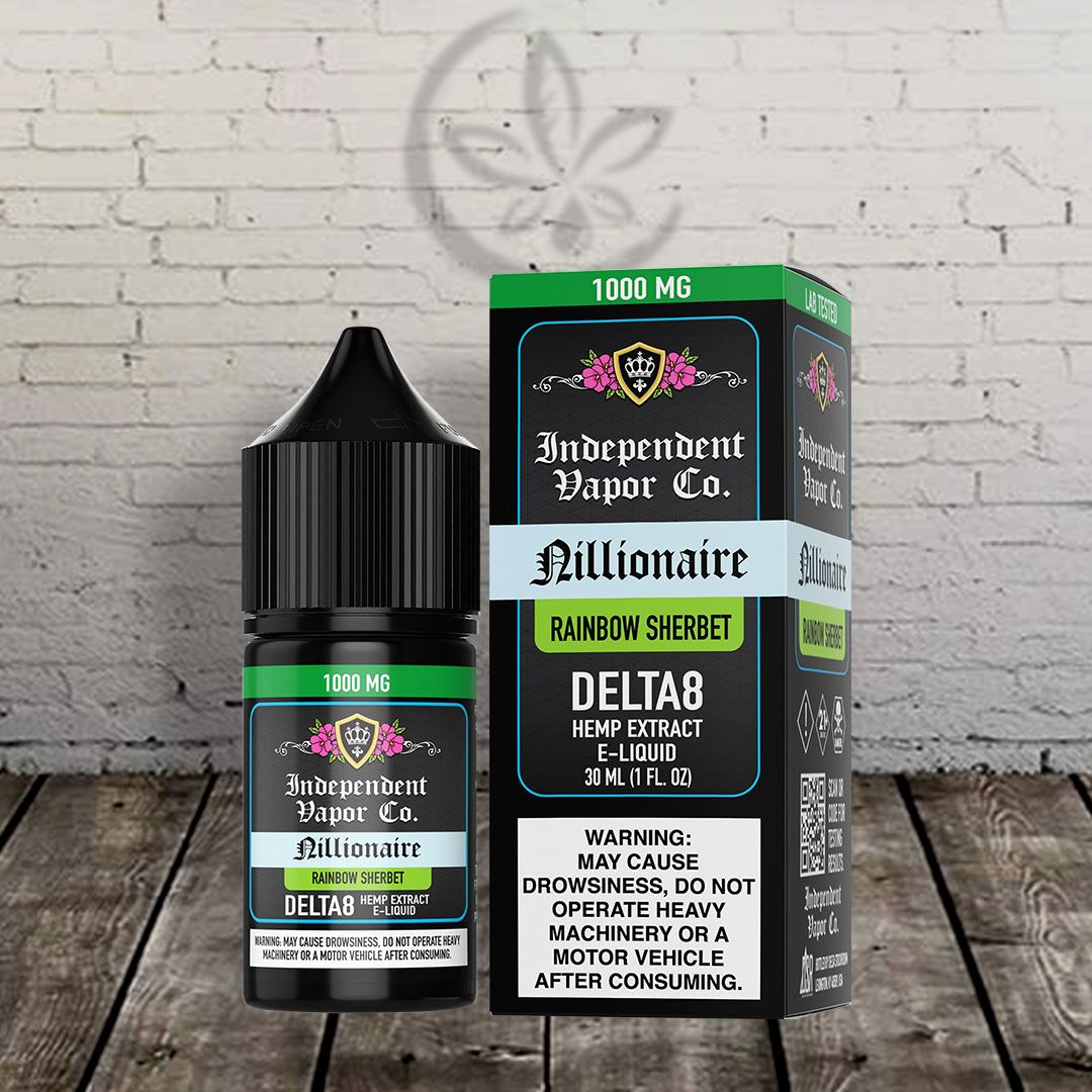 Nillionaire Delta-8 THC Hemp Extract E-Liquid 1000mg - Image 1