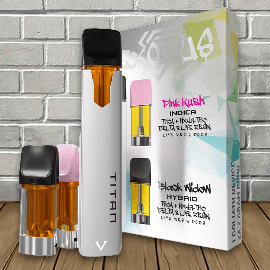 Exodus Live Resin THCa | HXY-9 | D8 Titan Device + 2g Pods - Image 1