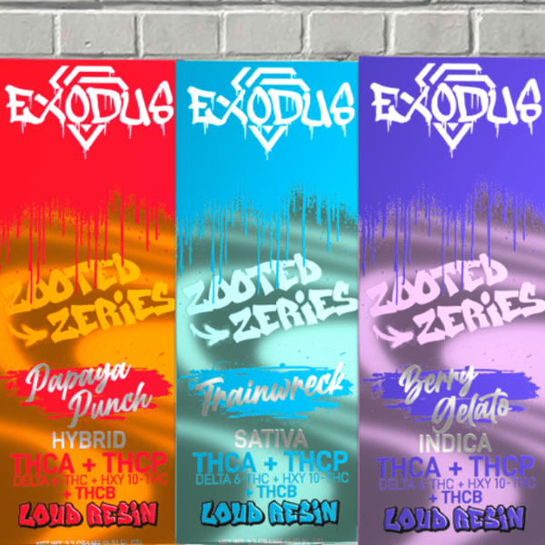 Exodus Live Resin Zooted Series Disposable 2.2g