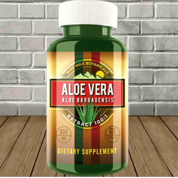 Nine Miles Botanicals Aloe Vera 1001 Extract 60ct