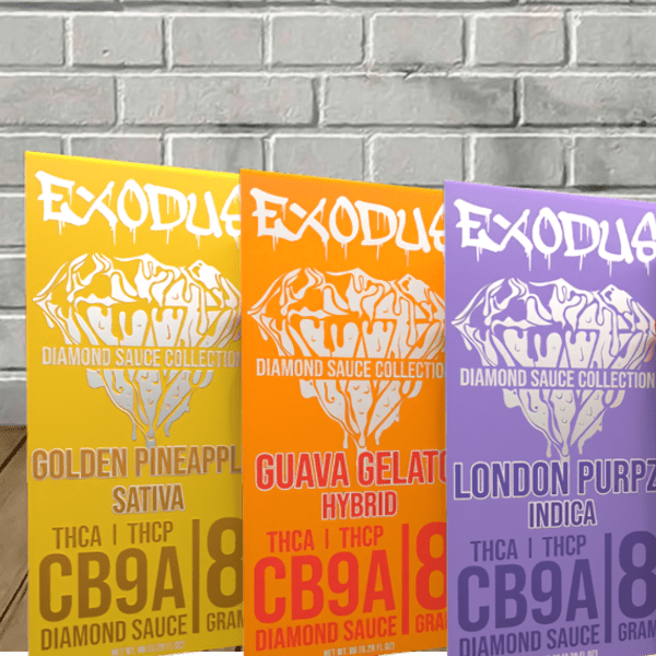 Exodus CB9A + THCa + THCP Diamond Sauce Disposable 8g