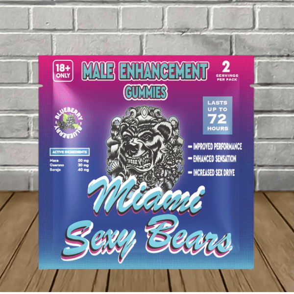 Miami Sexy Bears Male Enhancement Gummies 2ct