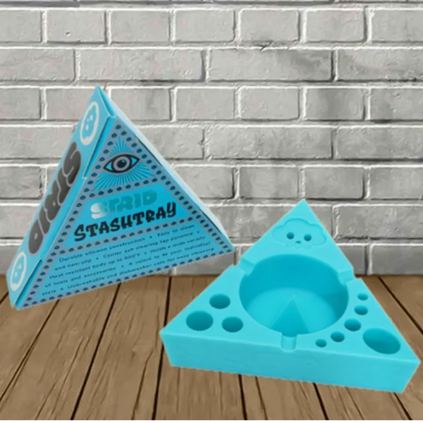 Strio Silicone Stashtray Blue