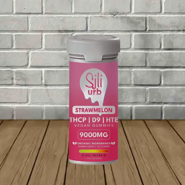 Sili x Urb Chewys THCP | D9 | HTE Gummies 9000mg Strawmelon