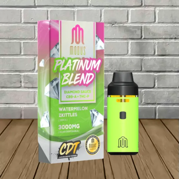 Modus Platinum Blend Diamond Sauce Disposable 3g Watermelon Zkittlez (Indica)