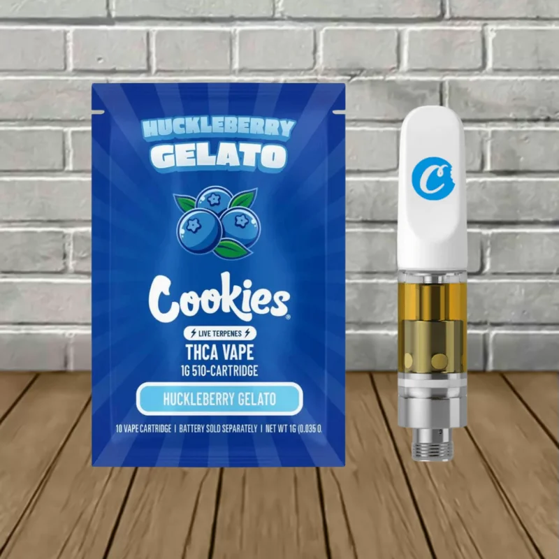 Cookies THCa Live Terpenese 1g Vape Cartridge - Huckleberry Gelato -- Hybrid -- CARTRIDGE