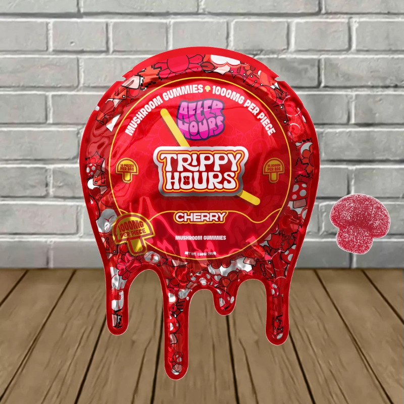 After Hours Mushroom Blend Gummies 10ct - Cherry