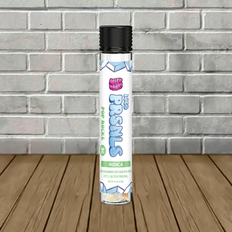 After Hours THCa Iced Diamond Coated Prerolls 2ct x 1.5g - Pop Rocks -- Indica