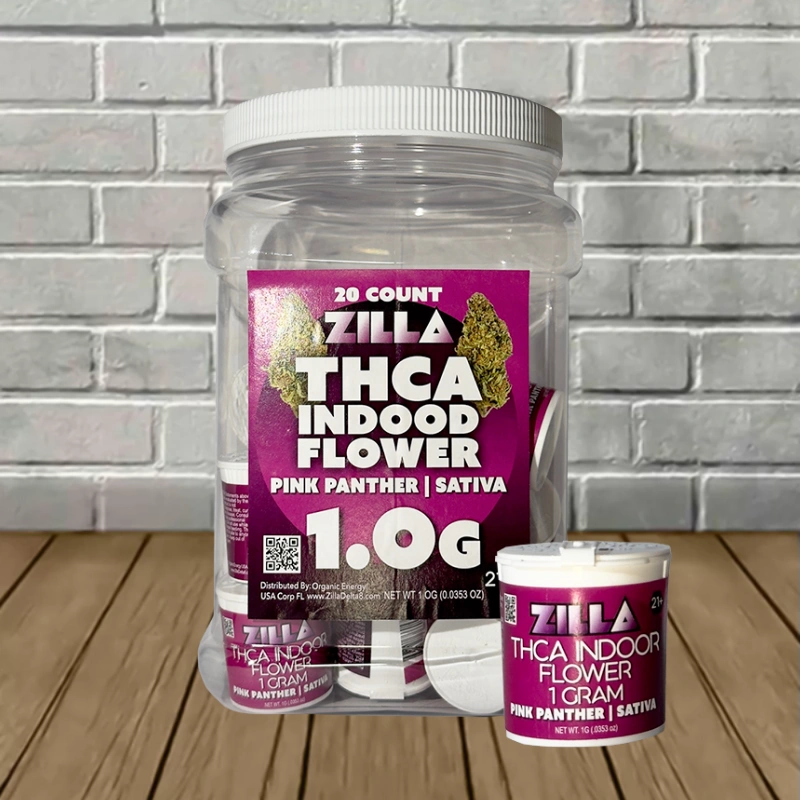 Zilla THCa Indoor Flower 1g x 20ct Jar Party Pack - Pink Panther -- Sativa
