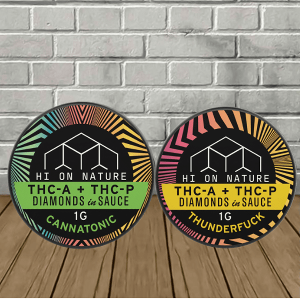Hi On Nature THCa + THCP Dabs 1g--Diamonds In Sauce - Image 1