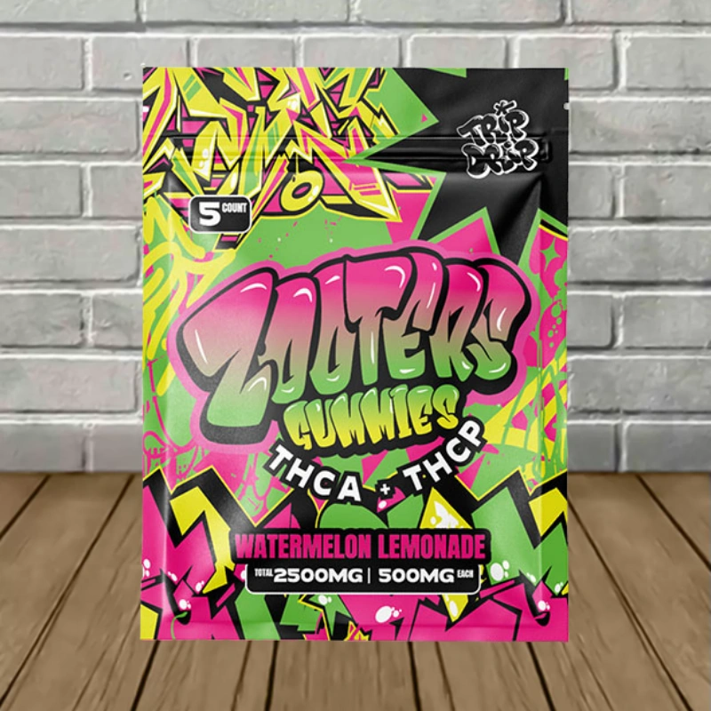 Trip Drip Zooters Gummies THCa THCp 500mg - Watermelon Lemonade