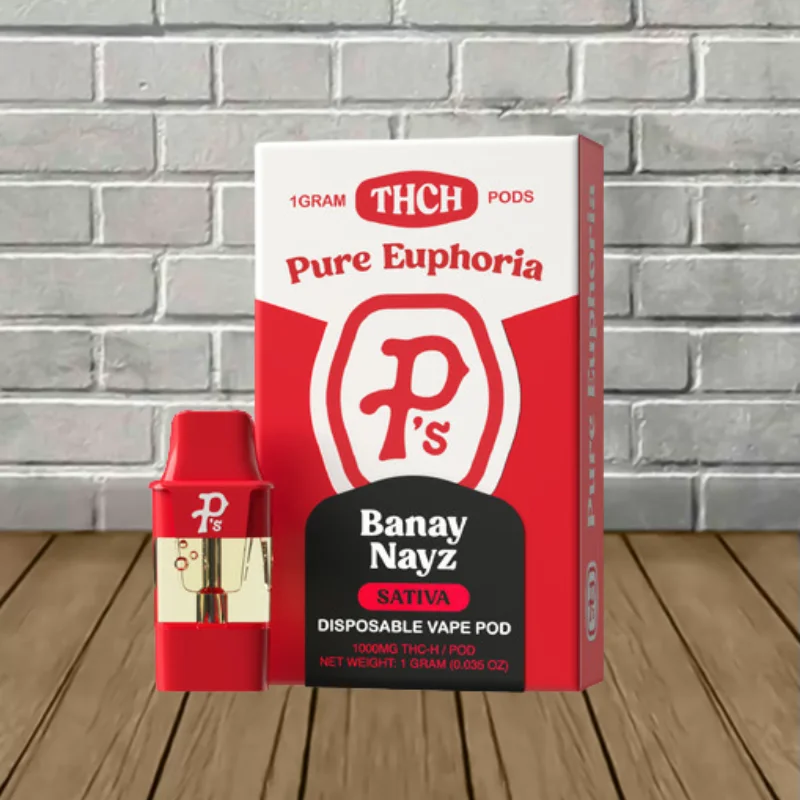 Pushin P's Pure Euphoria THCH Replacement Pods 1g Banay Nayz (Sativa)