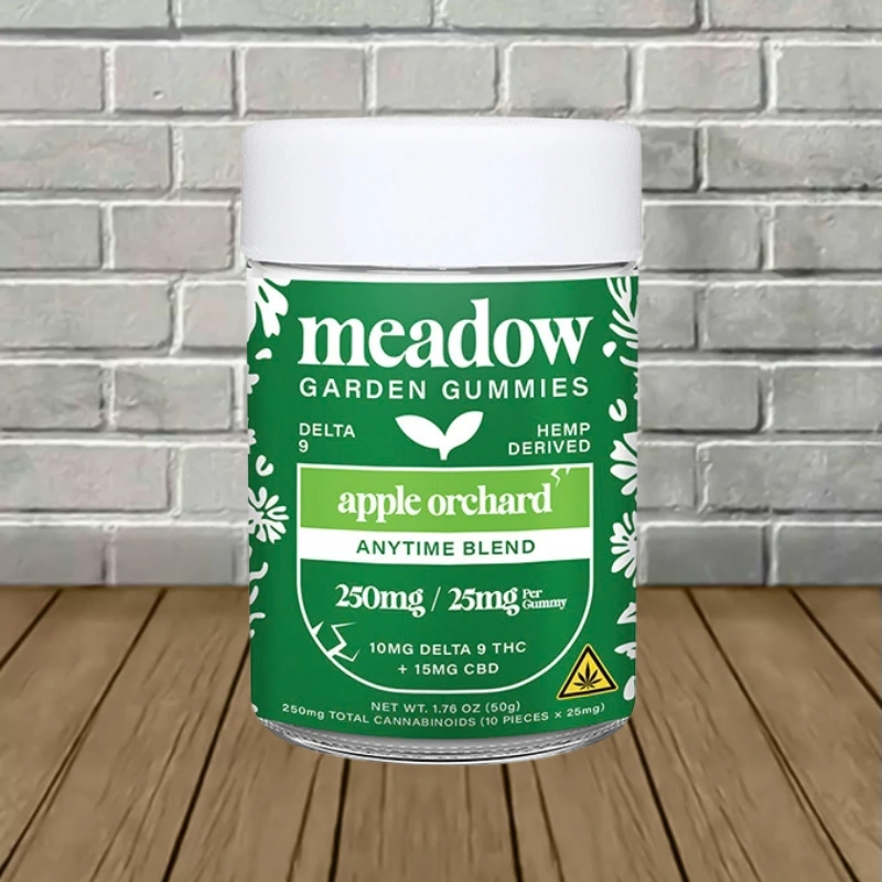 Meadow D9 Anytime Blend Gummies 250mg - Apple Orchard