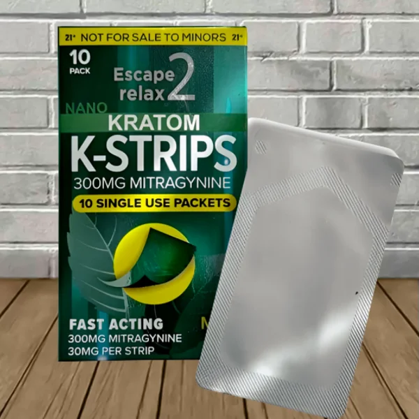 Escape 2 Relax Kratom K-Strips 300mg