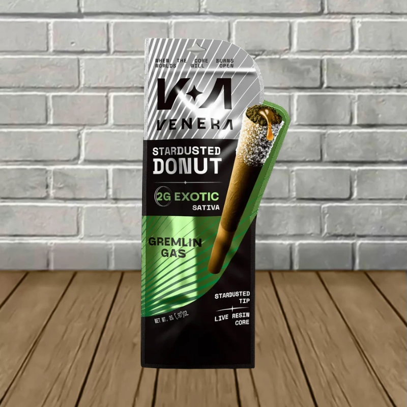 Venera Stardusted Donut THCp Preroll Exotic Blend 2g-Gremlin Gas -- Sativa