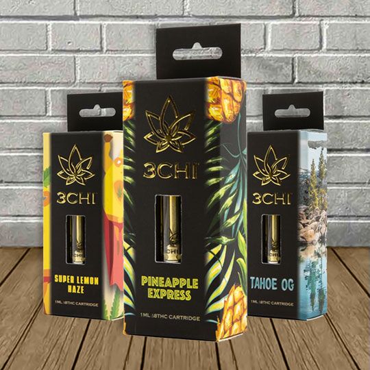 3Chi Delta 8 THC Vape Cartridge - Image 1