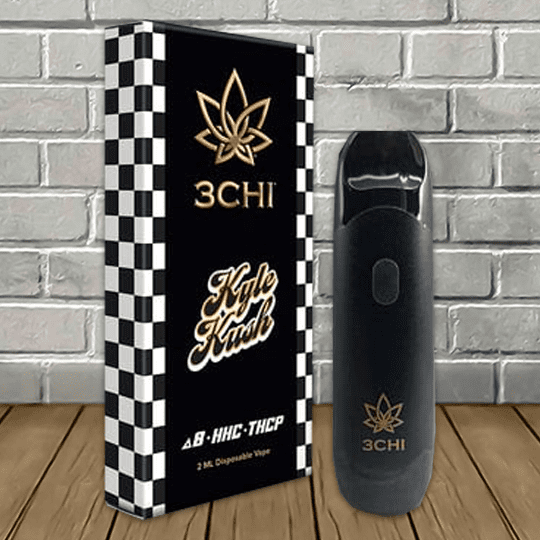 3chid8hhcthcpkylekush.png 3Chi Kyle Kush D8 | HHC | THCP Disposable 2ml - Image 1
