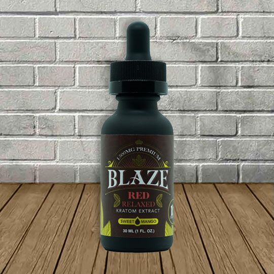 Blaze Kratom Extract RED RELAXED Tincture - Image 1