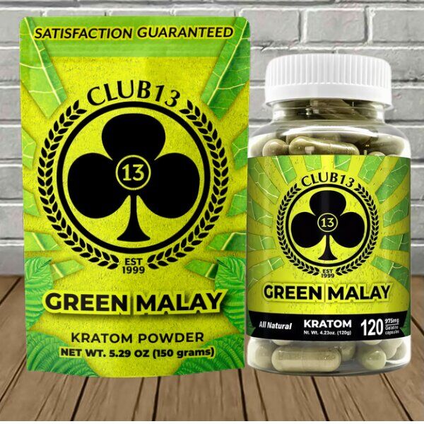 Club13 Green Malay Kratom - Image 1