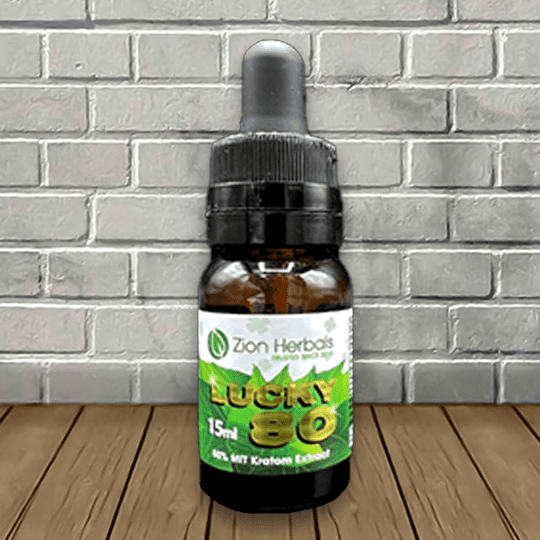 Zion Herbals Lucky 80 80% Liquid Kratom Extract 15ml - Image 1