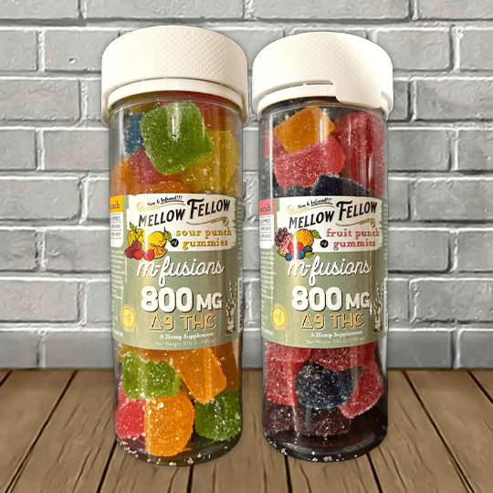 Mellow Fellow M-Fusions Delta 9 Gummies 800mg - Image 1
