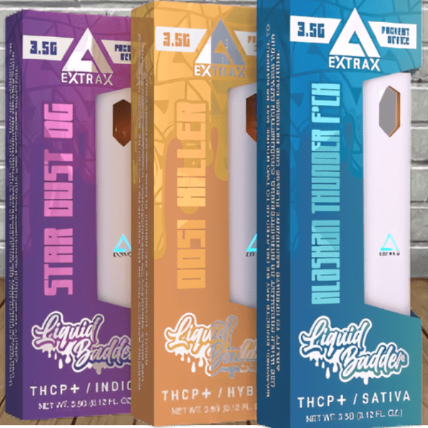 Delta Extrax Liquid Badder THCP+ Disposable 3.5g Delta Extrax Liquid Badder THCP+ Disposable 3.5g