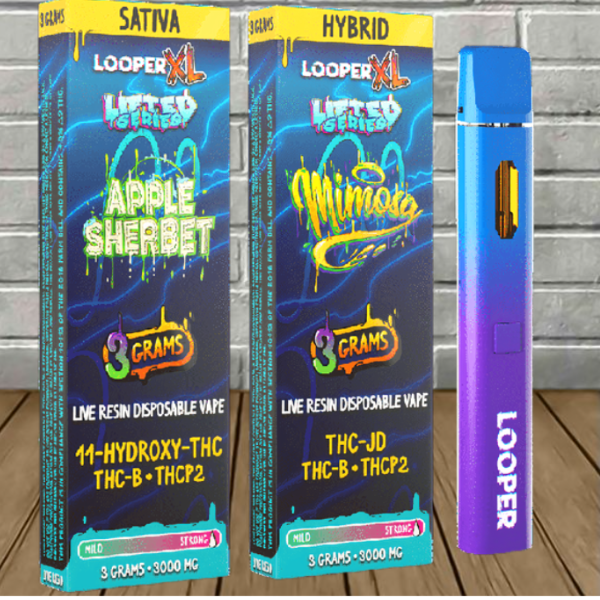 Looper XL Live Resin Lifted Series Disposable 3g Looper XL Live Resin Lifted Series Disposable 3g