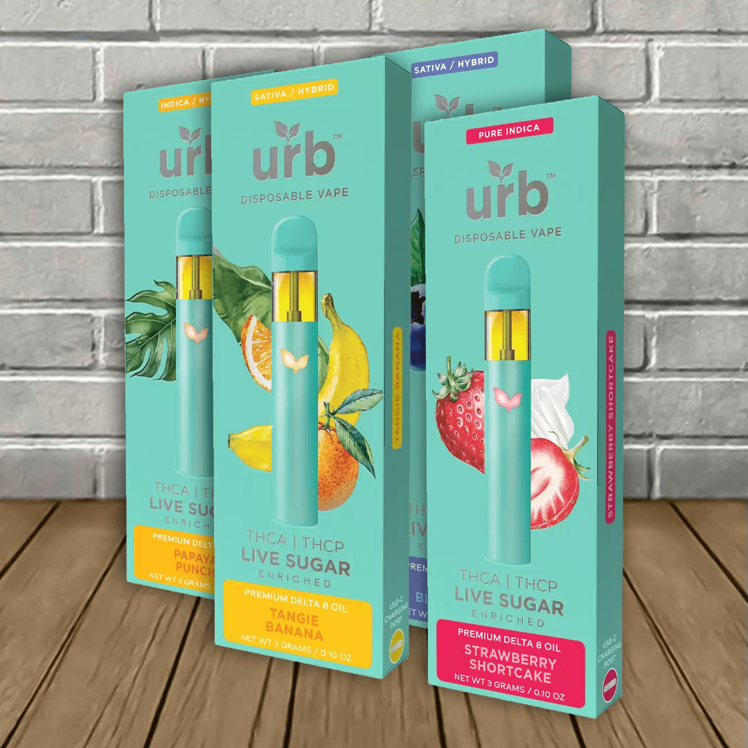 Urb THCA + THCP Live Sugar Disposable 3g Urb THCA + THCP Live Sugar Disposable 3g