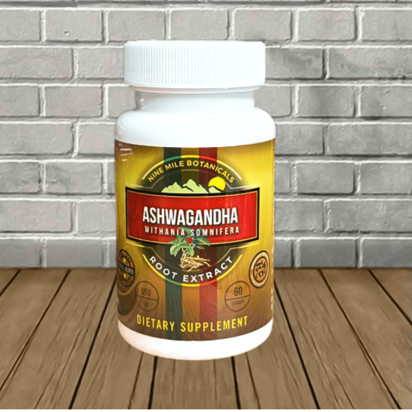 Nine Miles Botanicals Ashwaganda Root Extract 60ct