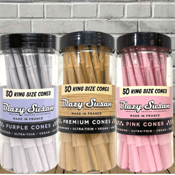 Blazy Susan King Size Pre-Rolled Cones 50ct Jar Blazy Susan King Size Pre-Rolled Cones 50ct Jar