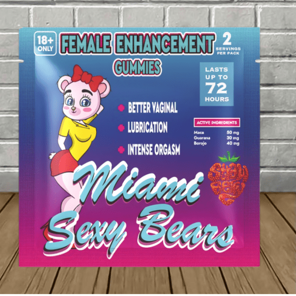Miami Sexy Bears Female Enhancement Gummies 2ct Miami Sexy Bears Female Enhancement Gummies 2ct