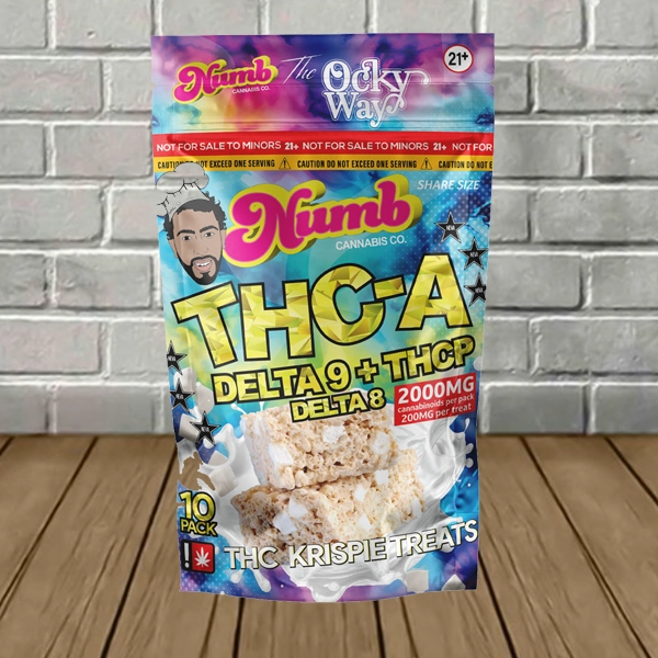 Numb Cannabis Co THCa + D9 + THCP The Ocky Way Krispie Treats 2000mg