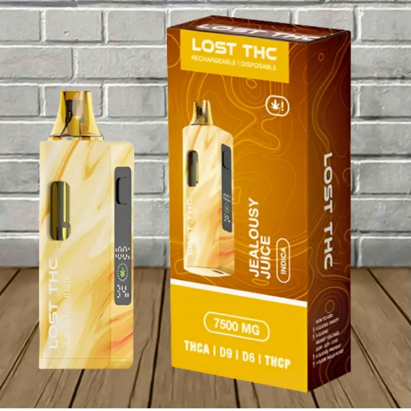 Lost THC V2 THCa D9 D6 THCP Disposable 7.5g Jealousy Juice (Indica)