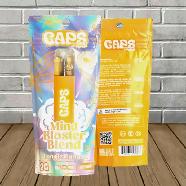 Caps By Good Morels All In One Mind Blaster Blend Disposable 2g Tangie Banana (Hybrid)