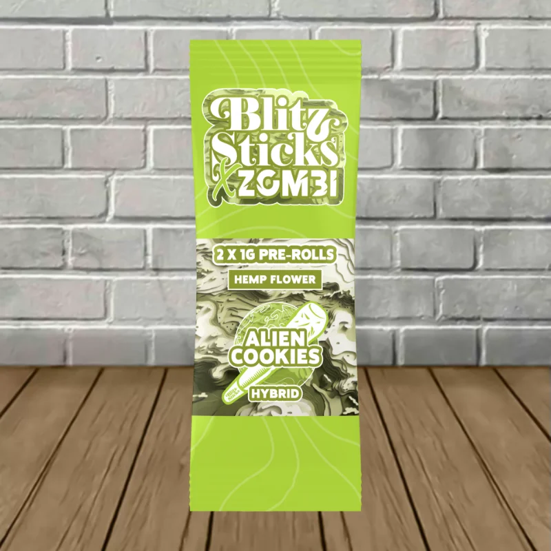 Zombi Blitz Sticks Pre-Rolls 2g Alien Cookies (Hybrid)